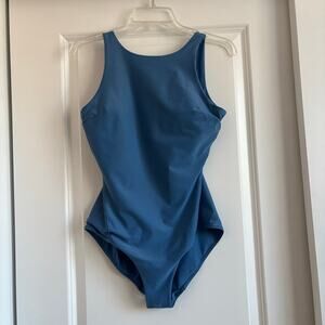 Lululemon Waterside High-Neck Back-Clasp One-Piece Swimsuit Sz 6